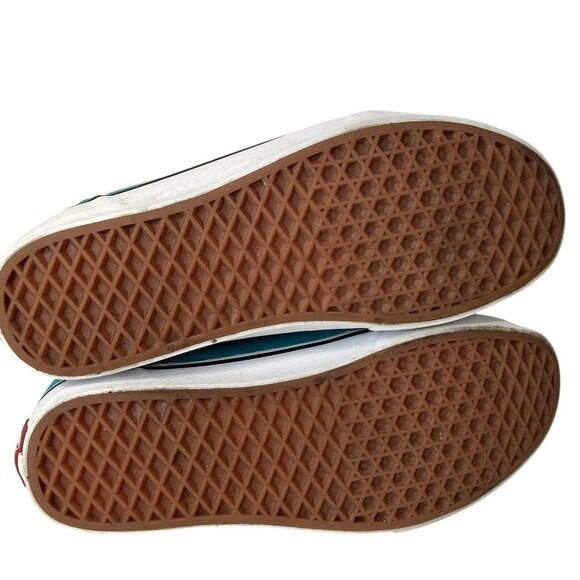 Vans Old Skool Skater Shoes Womens 11 Teal Ward Low Top Sneaker 90s Y2K Preppy - Picture 10 of 10